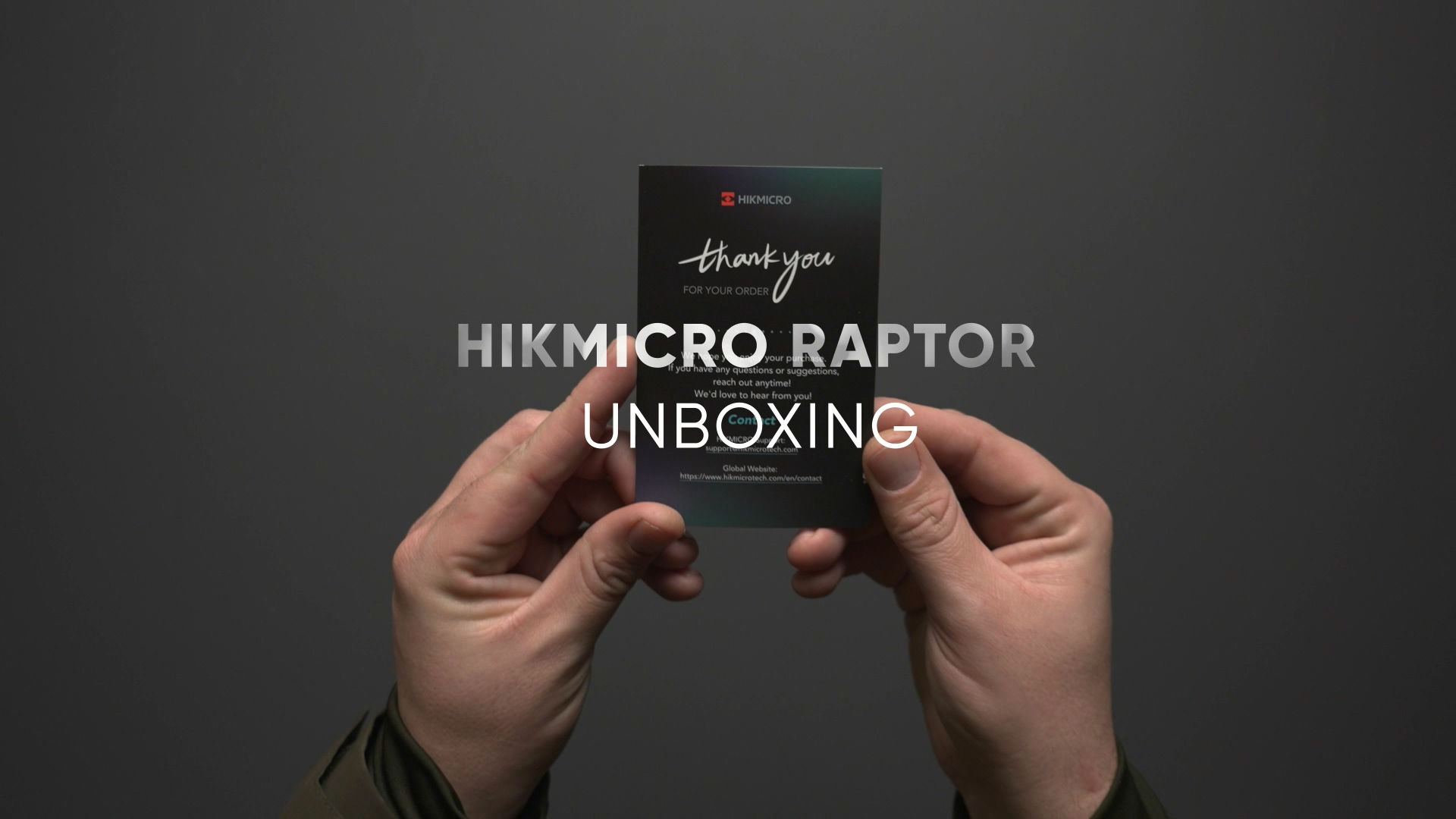 RAPTOR series-Unboxing cover