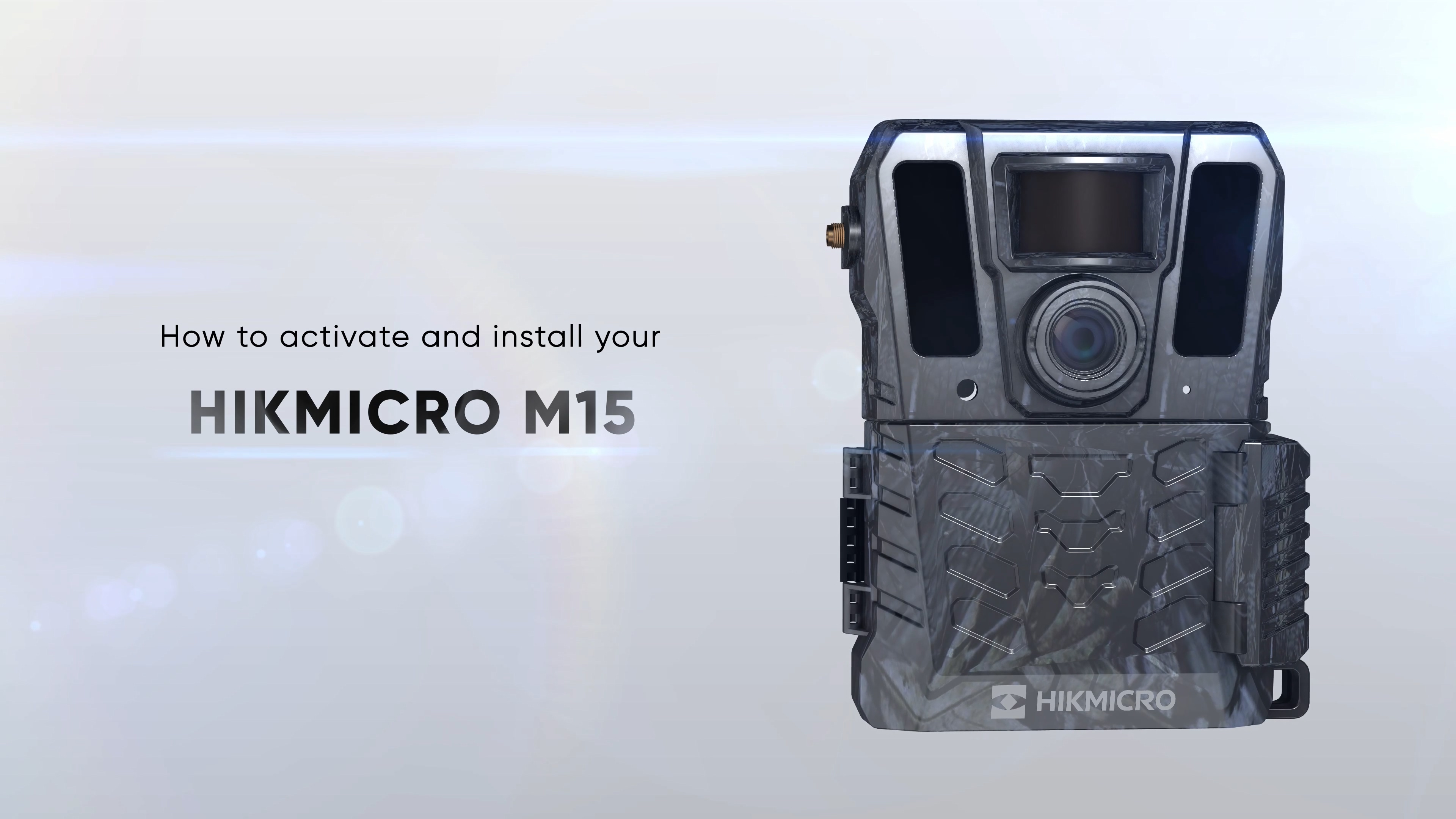 How to activate and install M15-cover