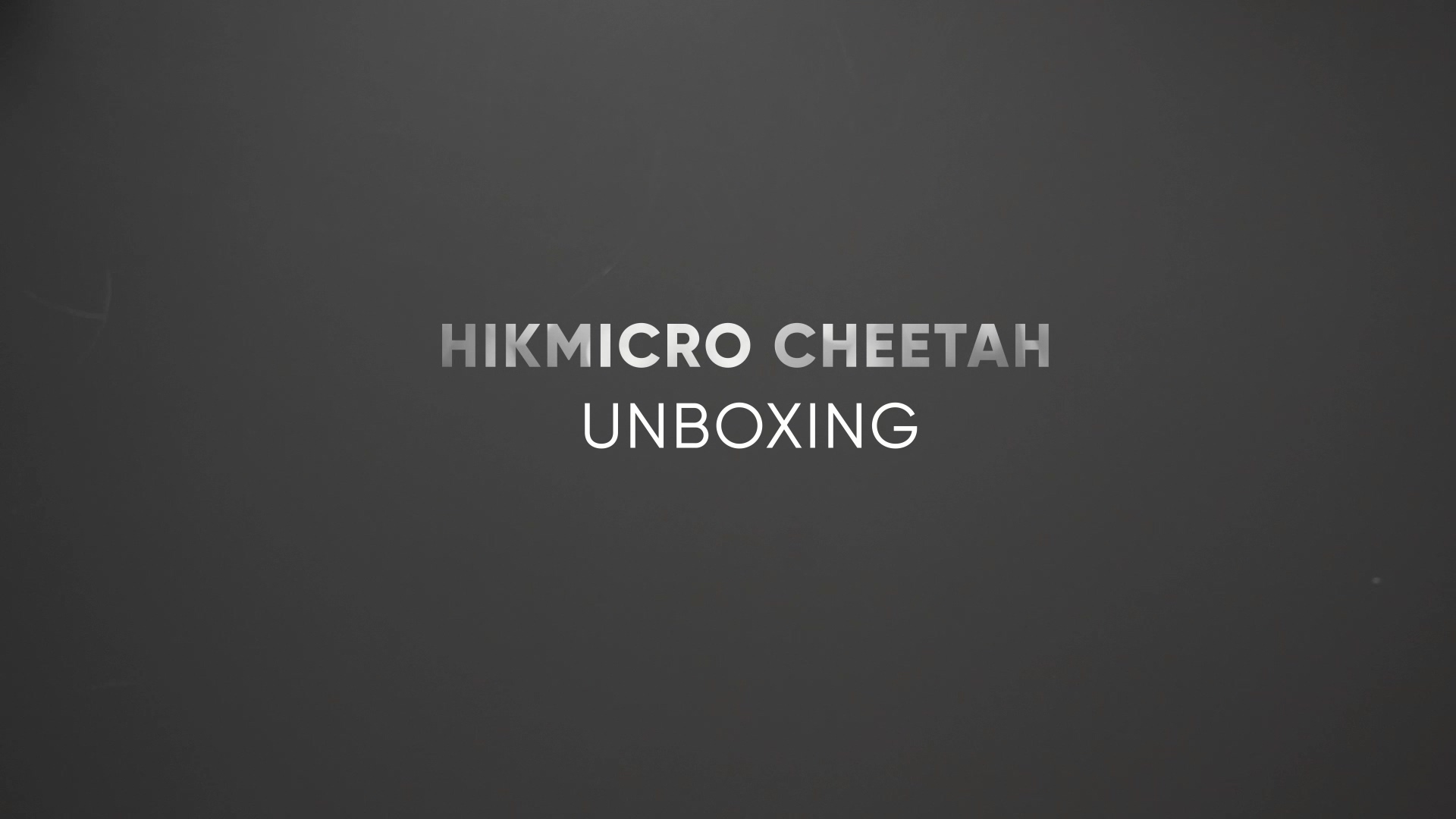 CHEETAH Unboxing